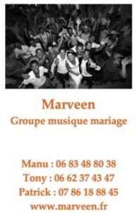 Marveen groupe musique mariage