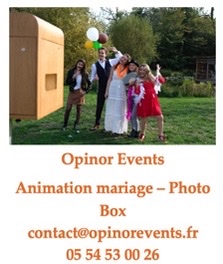 Opinor Events animation mariage, box photos