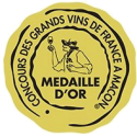 Medaille d'Or au Concours des Grands Vins de France a Macon