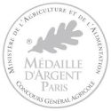 Médaille d'Argent Concours Général Agricole de Paris