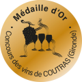 médaille concours des vins de Coutras (Gironde)